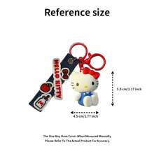 Sanrio 牛仔腕带 - 官方授权 Hello Kitty 配饰，采用粗犷牛仔布和金属饰件。前卫又不失俏皮，是街头风格的完美之选。