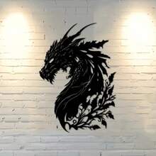 Stunning Metal Dragon Head Wall Decor - Ideal For Home Decoration, Living Room, Bedroom And Outdoor Spaces - Perfect Housewarming Or Holiday Gift