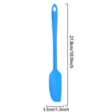 2 件长柄硅胶罐子刮刀不粘橡胶刮刀硅胶刮刀适用于罐子、冰沙、搅拌机烹饪烘焙搅拌混合工具 - 彩色 - 查看 13