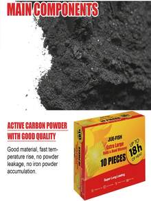 Jue-Fish Parche calentador de 18 horas, calienta el Body, a prueba de frío, adecuado para otoño/invierno