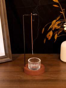 1pc/Set Hanging Incense Burner With Base, Incense Stick Holder, Zen-Style Indoor Wooden Decor (Incense Not Included), Modern Creative Incense Burner, Suitable For Home Prayer, Home Decor, Office Decor, Can Be Used As Holiday Gift, Back To School Gift, Souvenir Or Living Room Decor, Girlfriend Gift, Birthday And Graduation Gift, Ramadan Utensils, Ramadan Purposes, Ramadan Gifts, Eid Giveaways - Multicolor - View 7