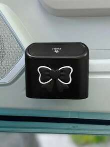 1pc Car Mounted Garbage Bin Hanging Car Decoration Garbage Bin Car Interior Storage Cleaning Garbage Bin Car Mounted Storage Waterproof Car Accessories - Multicolor - View 8