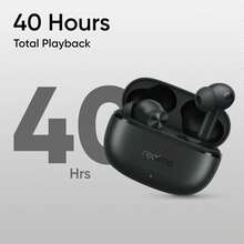 Realme Buds T200x Wireless Earbuds Pure Black, 25dB ANC Noise Cancelling, 48H Playback, IP55 Waterproof, Bluetooth 5.4, 45ms Low Latency, Dual Device Connect, Google Fast Pair - Black - View 8