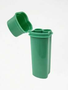 1 Peça Estojo de Cigarro Portátil com Tampa Basculante e Compartimento para Isqueiro, Caixa Protetora de Cigarro com 2/3/4/6 Furos, À Prova d'Água e à Prova de Umidade, Acessório para Fumar