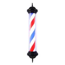 41'' LED Barber Pole Light Classic Style,Hair Salon Barber Shop Open Sign,Rotating Red White Blue LED Strips Hair Salon Sign Light,Waterproof Save Energy - 紅白色 - 查看 7