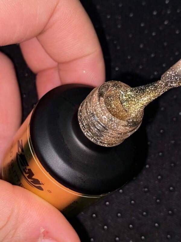 Top Coat Com Glitter Para Unhas 15ML -ZEM