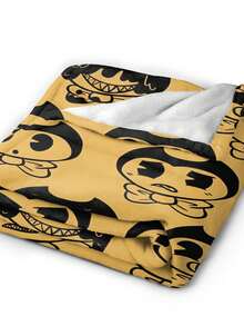 Bendy Flannel Blanket For Girls And Boys, Anime Gift Cover Blanket, Comfortable Plush Flannel Fleece Printed Blanket, Double Blanket, Lightweight Plush, Suitable For Bed Decoration 50x40inch