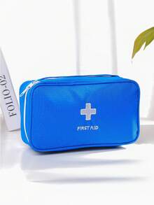 Travel Home Portable Small Medicine Bag With The Small Medicine Bag Small Storage Bag Medicine Convenient Package Organizer With Mesh Grid Large Capacity Purse Large Dual-Zipper Toiletry Bag With Multiple Compartments For Women/Men Short Distance Travel Toiletries Bag Travel Essentials Storage Bag For Back To School Waterproof Storage Bag