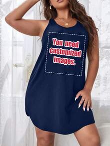 Vestido de dormir personalizado para mujer de talla grande, regalo personalizado de Acción de Gracias, temporada de regreso a clases