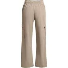 Under Armour Quần nỉ ống đứng dệt kim dáng rộng rút dây Armoursport dành cho nữ - Màu Khaki - Xem 3
