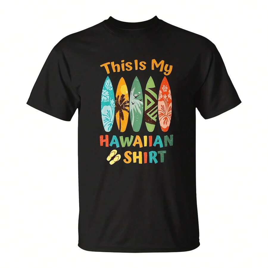 Aloha Hawa Beach Pineapple Funny Cistmas In July Uni T-Shirt - Đen 1 - Xem 1
