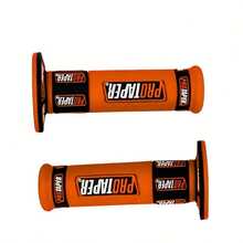 22mm Universal Motocross Pitbike Handle Bar Grips - Litchi Pattern, Synthetic Rubber, Black With Purple & Green Accents, Perfect For 50-200cc Motorcycles, Scooters, And Mopeds, Motorcycle Accessories | Litchi Pattern Grips | Synthetic Rubber Grips