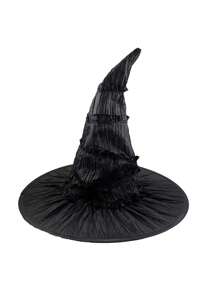 Kostium czarownicy z okularami i akcesoriami dla kobiet na Halloween Czarodziej Cosplay - Wielokolorowe - Zobacz 12