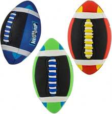 Balón de Fútbol de Espuma Mini de Franklin Sports - Balón de Fútbol Juvenil Grip-Tech con Cubierta Fácil de Agarrar y Adhesiva - Perfecto para Niños Pequeños - Verde neón / Negro - Ver 7