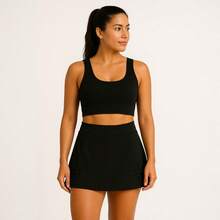 Women Sports Shorts - màu đen - Xem 2