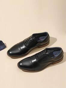 Men's Oxfords Formal Dress Shoes - Black - View 9