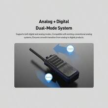 PHILIPS 1 件飞利浦 DMR-IP68 专业级数字双向无线电，兼容数字模拟，通话录音，语音通道加密 - 彩色 - 查看 10