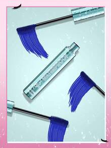 MISSLYN-Go! Waterproof Mascara,Waterproof Mascara Makeup, Eye Makeup, Volumizing, Lengthening, Defining, Stunning, Multiplying, Buildable Formula, Black, Lash, Great Volume And A Natural To Wild Look, Lengthening And Volumizing For A Full Fan Effect - #6 Blue Ocean - 查看 7
