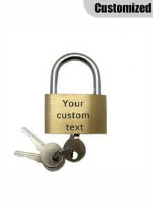 个性化挂锁 - 定制雕刻姓名和日期，重型金属锁，金色饰面，浪漫周年纪念日或情人节礼物，适合情侣、婚礼、情人节 - 个性化纪念品，适合他/她 - 无需电池，感伤礼物，经典设计，优质饰面，情侣礼物 - 彩色 - 查看 5