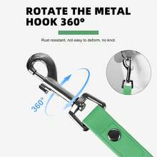 PVC Hundeleine, wasserdicht, geruchlos, rostfrei, leicht zu reinigen, angenehmes Griffgefühl, stabile Leine geeignet für kleine, mittlere und große Hunde, zum Spazierengehen und Training