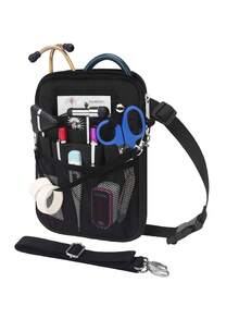 护士腰包、多隔层医疗用品包、护理收纳袋（可容纳听诊器、绷带剪刀、其他医疗用品、宠物医疗护理包）通用多口袋腰部收纳带（带可调节腰带） - 彩色 - 查看 14