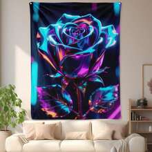 Elegant Botanical Rose Blanket In Silver Purple Hues For A Luxurious And Sophisticated Home Decor Accent Offering Comfort And Warmth With A Floral Inspired Design Printing