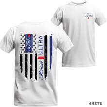 -Shirt – Bold American Design & Beer Can Graphic, Beer Enthusiasts, Great Casual Outings, Comfortable Fit & Stylish Look. Streetwear Menswear - 白色 - 查看 1