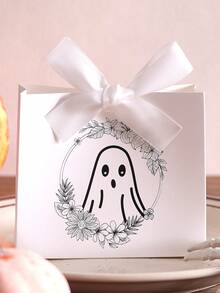 5pcs/Set Kotak Hadiah Mini Hantu BOO dengan Pita Hitam, Cocok untuk Menyimpan Permen Halloween, Cokelat, dan Hadiah Kecil, Desain Hantu Lucu, Cocok untuk Dekorasi Halloween dan Penggunaan Natal - beraneka warna - View 19
