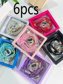 3pcs/Set Beaded Counter Box, Polka Dot Beaded Counter On White Background, 3-In-1 Function Of Storage, Display, And Counting, An Excellent Gift Choice - Multicolor - View 12