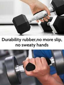 XAXRE 1 Pair Anti-Slip Workout Grips - Ergonomic Rubber Hand Protector Gloves For Weight Lifting, Pull-Ups, Gym Training And Exercise, For Men And Women