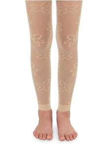 Socks Mallas sin pies para niñas Daisy - Color piel (nude) - Ver 4