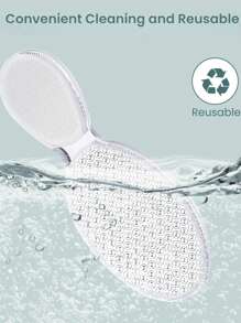 Nano Glass Foot File - Odorless, Double-Sided Exfoliator For Smooth Scaffolding, Nail Shaping Tool