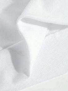 Bio-Baumwolle bedruckter lässiger, süßer gerippter Sweatshirt, Alltagskleidung