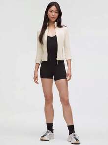 Chaqueta corta Nulu - Marfil claro/Oro/Oro - Ver 2