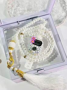 99pcs Faux Pearl 2-Piece Rosary Beads Set With Counter, Popular Item In Middle East, Muslim, UAE, Dubai, Pakistan, Dotted Design - Multicolor - View 15