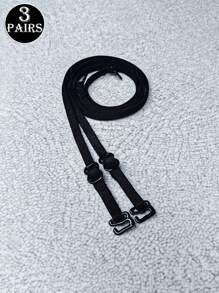 1-3件细肩带小扣夏季后背交叉肩带文胸肩带双肩带胸罩肩带内衣防滑细防滑肩带 - 彩色 - 查看 14