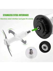 SOKANY 7027 多功能电动绞肉机，3L 大容量，双层四刀片，2 档速度设置，800W 大功率，不锈钢材质，适用于家庭和餐厅，可用作食品搅拌机、绞肉机、压蒜器、蔬菜切丝器、洋葱切片器，也可用于加工生姜、辣椒、水果和肉类。 - 查看 6