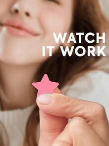 1200pcs Star-Shaped Face Stickers, Cute Pastel Color, Heart Stickers, Protect And Repair Skin, Popular Patterns, Perfectly Cover Spots, Almost Invisible, Suitable For All Skin Types, Party & Bar Girls, Compatible With All Skin Types, Fragrance-Free, No Components