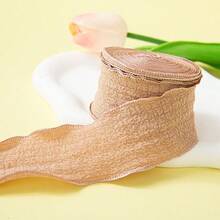 10 码/卷 0.98 英寸荷叶边蕾丝褶皱丝带，花束蛋糕包装丝带，DIY 手工材料，婚礼生日派对礼物装饰丝带 - 彩色 - 查看 27