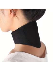 2-In-1 Self-Heating Neck Warmer & Massage Pillow - Dual Function To Soothe, Warm And Relax Muscles, Adjustable Strap, 100% Polyester, Portable For Home & Office Use, Essential For Winter Travel, Soft Fabric Provides Comfortable Support