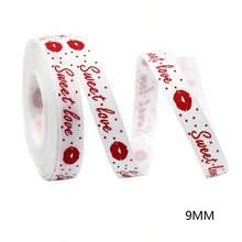 1 件 5 码情人节礼物花束包装材料编织丝带发饰蝴蝶结蛋糕烘焙礼品包装丝带，9 毫米宽 - 彩色 - 查看 10