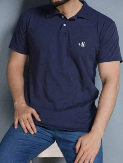 Camisa Polo Ck 100% Algodão  Slim Fit    Dia dos Pais