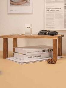 A Wooden Desk Storage Rack Made Of Rosewood Kitchen Cabinet And Countertop Display Rack Suitable For Desks, Home Offices, And Bathroom Coffee Tables Top Display Rack
