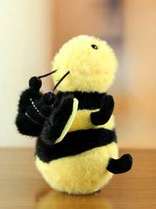 Realistic Insect Series Plush Toys - Spider, Caterpillar, Bee, Snail, Ladybug And Moth Keychain Backpack Mini Pendant - Multicolor - View 5