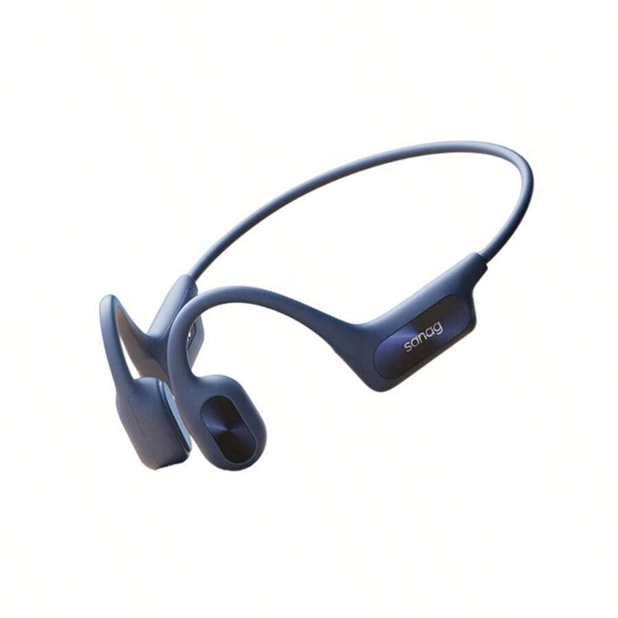 sanag A50S Pro/Max 16GB Large Memory Edition Bone Conduction Sports Earbuds True Wireless Open Wear IPX Deep Waterproof Long-Lasting Comfort For Running And Fitness Shadow Blue