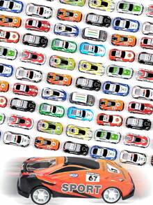 5/10/15/20 件随机款式回力玩具车 - 迷你车辆玩具散装派对礼品赛车 - 礼品袋填充物，皮纳塔填充物，适合男孩女孩幼儿 - 节日礼物 - 彩色 - 查看 2