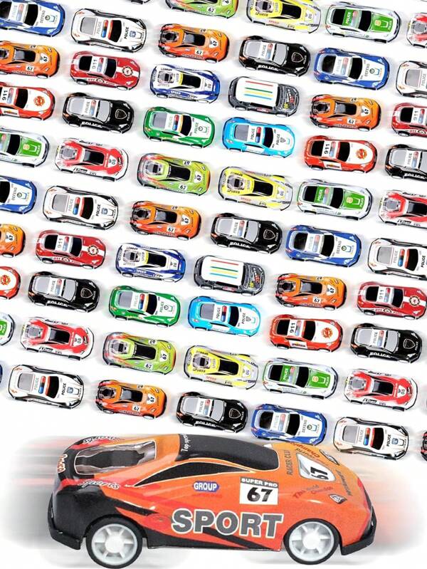 5/10/15/20 piezas Coches de juguete de tracción aleatoria - Mini vehículos de juguete a granel para fiestas, regalos, piñatas para niños y niñas pequeños - Regalos de Navidad, Regalos de Halloween