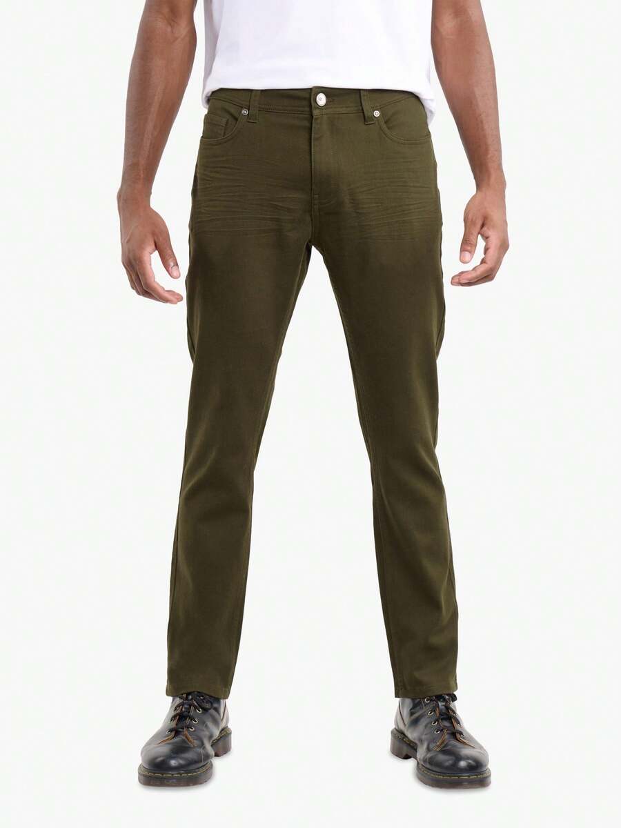 Men's Stretch Commuter Pants - Olive - View 1
