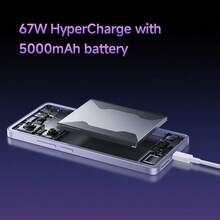 Xiaomi 小米 Redmi Note 14S 国际版智能手机 NFC 200MP 专业级 AI 相机系统 67W HyperCharge 配备 5000mAh 电池 MediaTek Helio G99-Ultra Corning® Gorilla® Glass 5 120Hz 护眼显示屏 安全的屏幕指纹传感器 6.67 英寸 AMOLED 显示屏 支持可扩展存储：高达 1TB IP64 小米 HyperOS - 紫色 - 查看 5