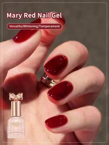 annies 10毫升纯透明凝胶指甲油，同色同瓶，可卸凝胶指甲油，美甲沙龙DIY，适合女性在家使用 - 彩色 - 查看 1